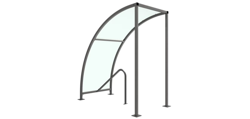 VS1 Shelter with PETG Roof - 1.0m Wide 
