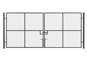 2.0m High x 5.0m Wide AdaptiGuard® Double Leaf Vehicle Site Gate Kit