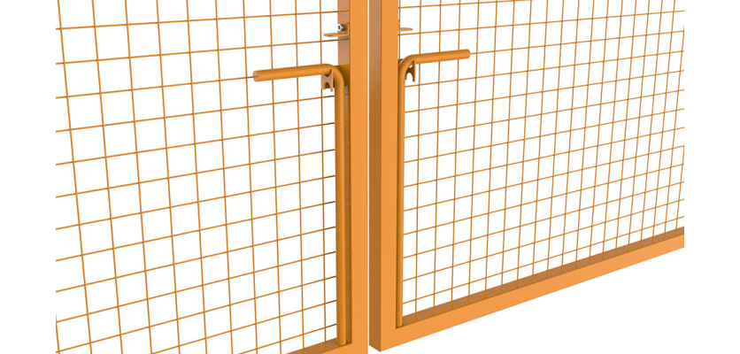 Yellow Site Gate Drop Bolts 
