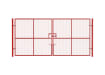 Red Double Leaf Vehicle Site Gate Kit