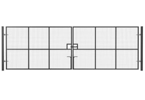 2.0m High x 6.0m Wide AdaptiGuard® Double Leaf Vehicle Site Gate Kit