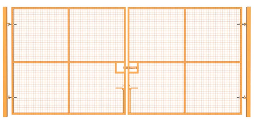 Yellow Vehicle Site Gate Kit