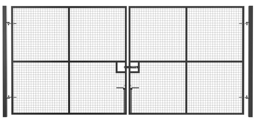 Black Vehicle Site Gate Kit