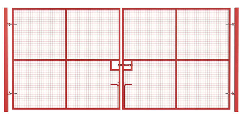 Red Vehicle Site Gate Kit
