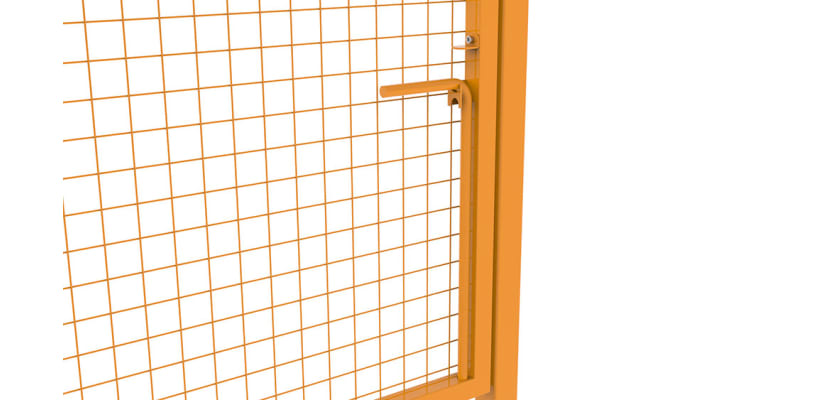 Yellow Site Gate Drop Bolt