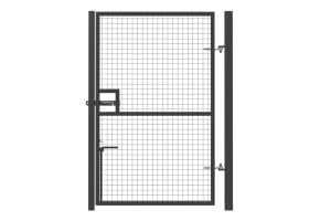 2.0m High x 1.2m Wide AdaptiGuard® Single Leaf Pedestrian Site Gate Kit 