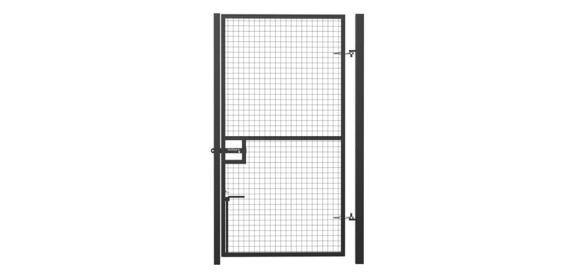 Black Pedestrian Site Gate Kit