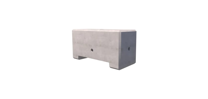 850kg Concrete Ballast Block