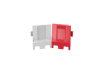 White & Red Evo 80 Barrier