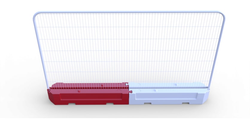 Rota Slot Ballast Blocks in Red and White 