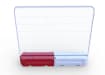 Rota Slot Ballast Blocks in Red and White 