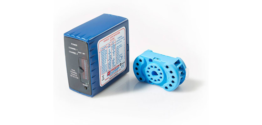 LD202 24V Dual Channel Boxed Loop Detector and Base