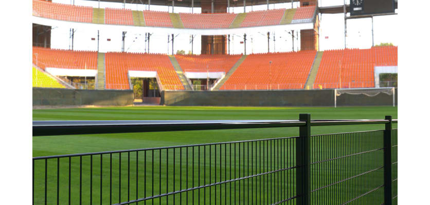 1.2m High 2.59m Wide SpectaRail Fencing for Security