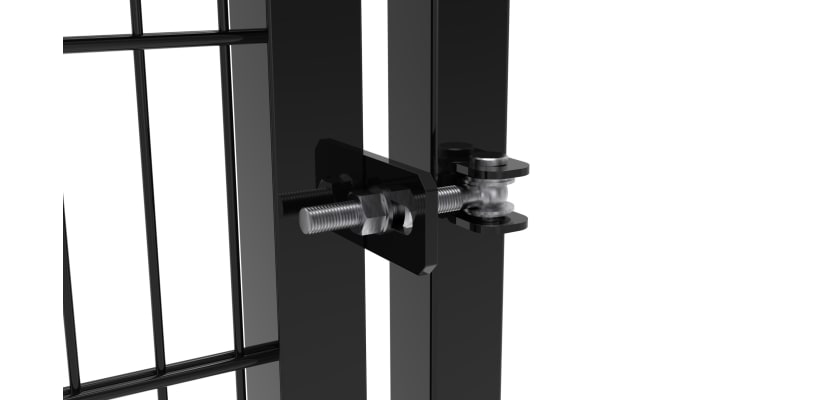 1.2m High 1.5m Wide 868 Mesh SpectaRail Gate Kit