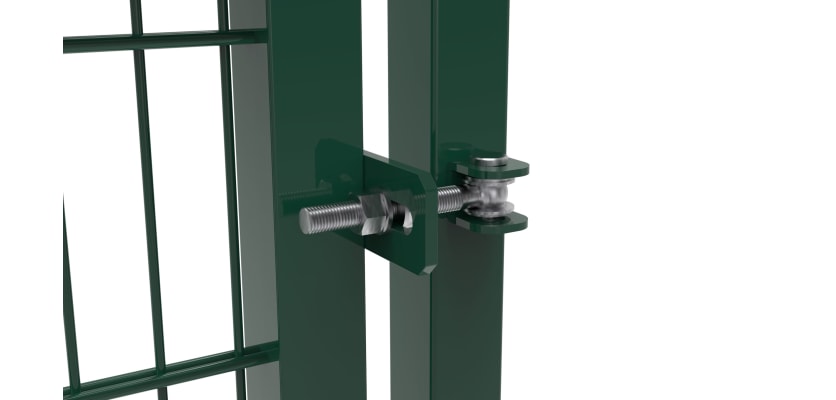 868 Mesh SpectaRail Single Leaf Gate 1.5m Wide