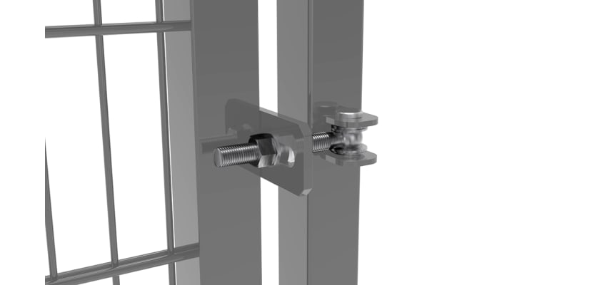 1.5m Wide SpectaRail 868 Mesh Single Leaf Gate