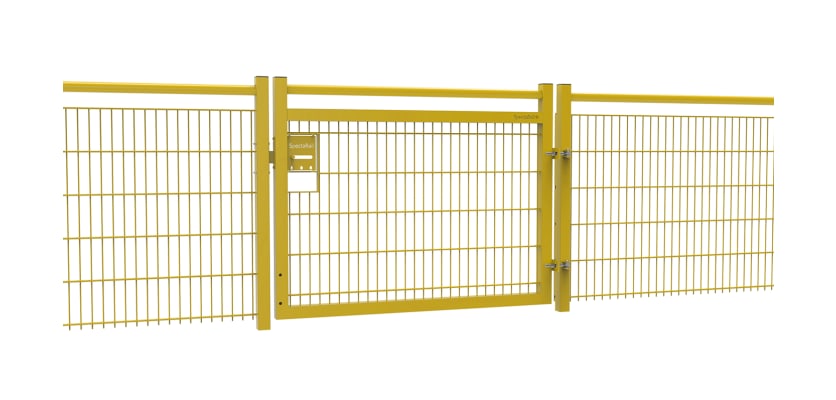 1.2m High 868 Mesh SpectaRail Double Leaf Gate Kit