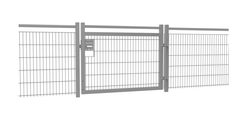 1.5m Wide SpectaRail Single Leaf Gate Kit Design