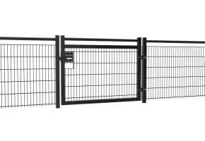 1.2m High x 1.5m Wide 868 Mesh SpectaRail® Single Leaf Gate Kit