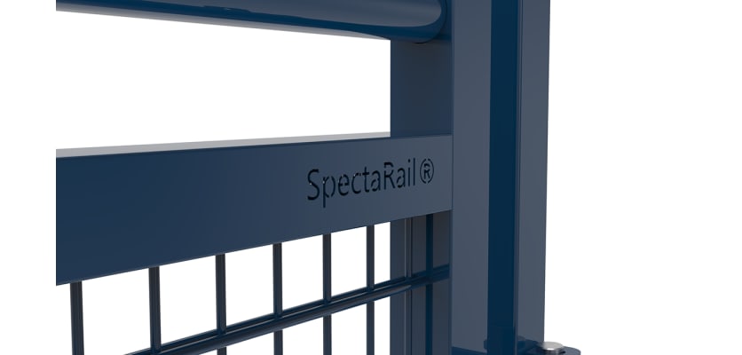 Durable 868 Mesh SpectaRail Single Leaf Gate Kit
