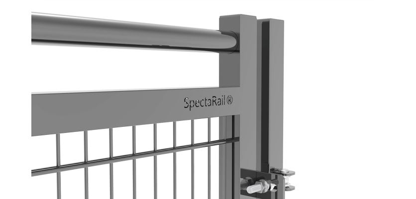 1.2m x 3.0m SpectaRail double leaf gate kit