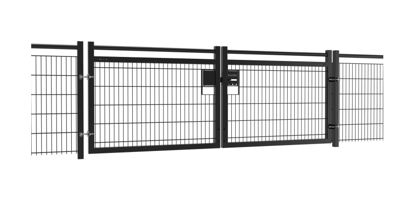 1.2m high mesh double leaf gate kit
