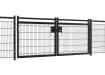1.2m high mesh double leaf gate kit