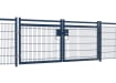 868 mesh SpectaRail double leaf gate for security