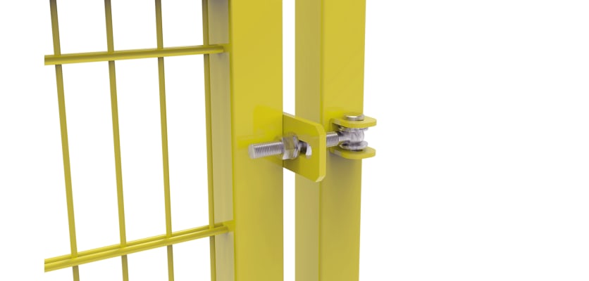 Durable 868 Mesh SpectaRail Double Leaf Gate