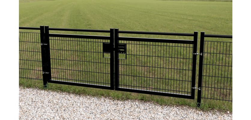 High-quality 1.2m x 3.0m double leaf gate system