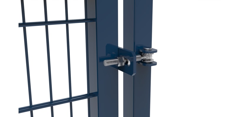 Robust double leaf gate kit for residential use