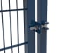 Robust double leaf gate kit for residential use