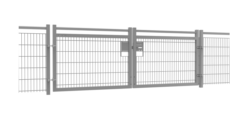 1.2m high SpectaRail® double leaf garden gate