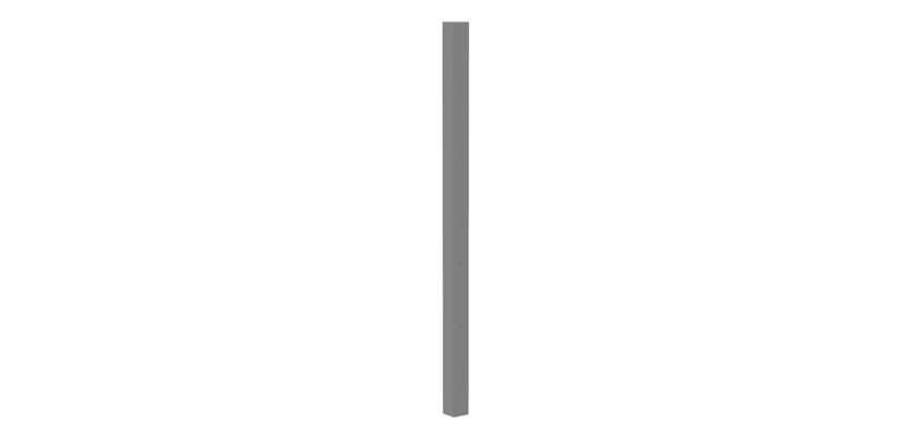 High-Quality SpectaRail® End Post for Decks and Patios