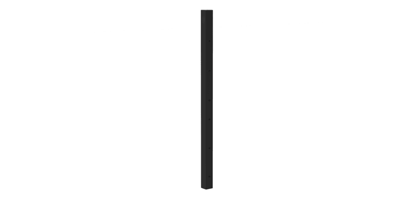 Durable SpectaRail® end post for fencing