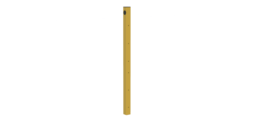 SpectaRail® End Post, Perfect for Outdoor Railings