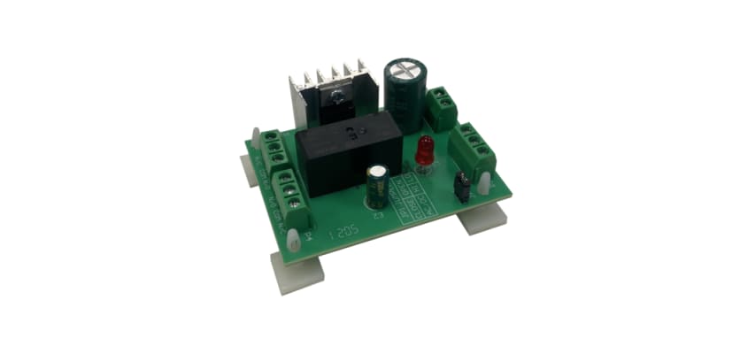 Side View of the Dual Pole Universal Relay 