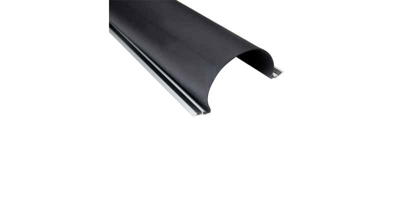 2.5m x 157mm Wide Finger Keeper with Aluminium Side Strip
