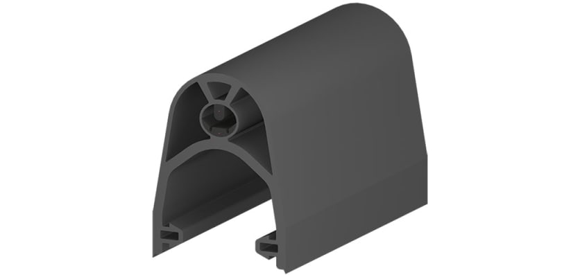 45mm Rubber Profile to suit AL30-10 Gate Automation Systems 