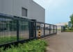 A green FFL 95 Automated Cantilever gate 