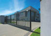 A grey FFL 95 Manual Gate outside a Private Home