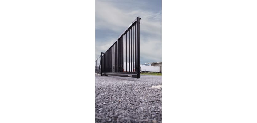 A black FFL 95 Manual Cantilever Gate 