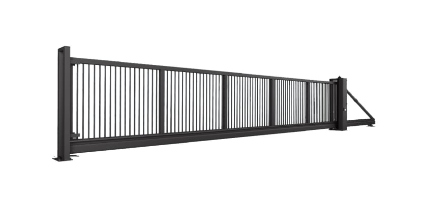 FFL 200 Manual Cantilever Gate in Black