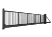 FFL 200 Manual Cantilever Gate in Black