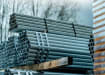 Close up of Bundles of Scaffolding Tubes 