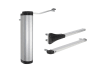 Contents of the Locinox Verticlose 2 Hydraulic Gate Closer with silver finish 
