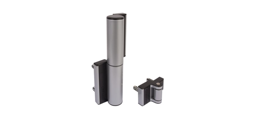 Locinox Tiger Compact Hinge and Hydraulic Gate closer with a Silver finish