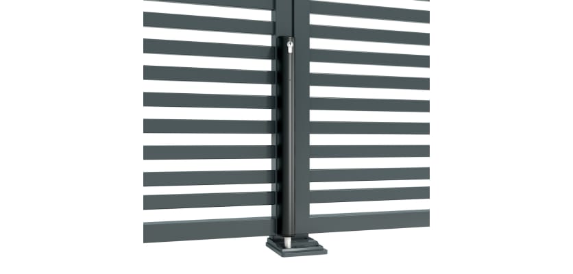 Motorised Drop Bolt attached to a Gate 
