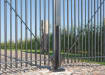 Off Centred adjustable Ground Stop attached to a Gate 