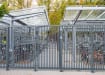 Venus-S Motorised Gate Closed attached to a closed Gate 